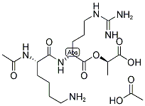 AC-LYS-D-ALA-D-LACTIC ACID ACOH Struktur