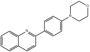 2-(4-MORPHOLINOPHENYL)QUINOLINE Struktur