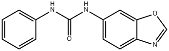 N-(1,3-BENZOXAZOL-6-YL)-N'-PHENYLUREA Struktur