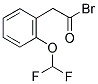 2-(DIFLUOROMETHOXY)PHENACYL BROMIDE Struktur