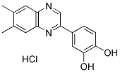 2-(3,4-DIHYDROXYPHENYL)-6,7-DIMETHYLQUINOXALINE, HCL Struktur