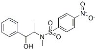 N-(2-HYDROXY-1-METHYL-2-PHENYL-ETHYL)-N-METHYL-4-NITRO-BENZENESULFONAMIDE Struktur