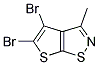 4,5-DIBROMO-3-METHYLTHIENO[3,2-D]ISOTHIAZOLE Struktur