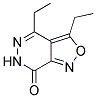 3,4-DIETHYL-6H-ISOXAZOLO[3,4-D]PYRIDAZIN-7-ONE Struktur