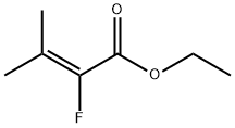 2-fluoro-3-methyl-2-Butenoic acid ethyl ester  Struktur