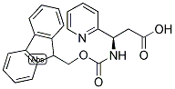 (R)-3-(9H-FLUOREN-9-YLMETHOXYCARBONYLAMINO)-3-PYRIDIN-2-YL-PROPIONIC ACID Structure