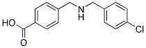 4-(((4-CHLOROBENZYL)AMINO)METHYL)BENZOIC ACID Struktur