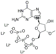 3'-O-METHYLGUANOSINE-5'-TRIPHOSPHATE LITHIUM SALT Struktur