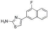 4-(4-FLUORO-NAPHTHALEN-2-YL)-THIAZOL-2-YLAMINE Struktur