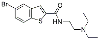 5-BROMO-N-[2-(DIETHYLAMINO)ETHYL]-1-BENZOTHIOPHENE-2-CARBOXAMIDE Struktur