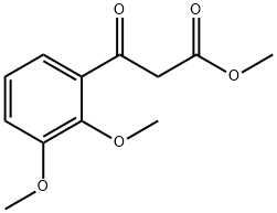 3-(2,3-DIMETHOXY-PHENYL)-3-OXO-PROPIONIC ACID METHYL ESTER Struktur