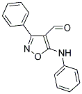 5-ANILINO-3-PHENYL-4-ISOXAZOLECARBALDEHYDE Struktur