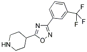 4-(3-[3-(TRIFLUOROMETHYL)PHENYL]-1,2,4-OXADIAZOL-5-YL)PIPERIDINE Struktur