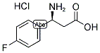 (S)-3-AMINO-3-(4-FLUORO-PHENYL)-PROPANOIC ACID HYDROCHLORIDE Struktur