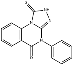 1-MERCAPTO-4-PHENYL-4H-[1,2,4]TRIAZOLO[4,3-A]QUINAZOLIN-5-ONE Struktur