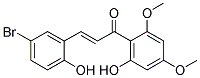 5-BROMO-2,2'-DIHYDROXY-4',6'-DIMETHOXYCHALCONE Struktur