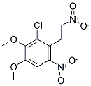 1-(2-CHLORO-3,4-DIMETHOXY-6-NITROPHENYL)-2-NITROETHENE Struktur