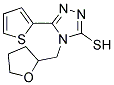 4-(TETRAHYDRO-FURAN-2-YLMETHYL)-5-THIOPHEN-2-YL-4H-[1,2,4]TRIAZOLE-3-THIOL Struktur