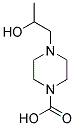 4-(2-HYDROXYPROPYL-PIPERAZINE)-1-CARBOXYLIC ACID Struktur