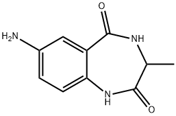 7-AMINO-3-METHYL-3,4-DIHYDRO-1H-BENZO[E][1,4]DIAZEPINE-2,5-DIONE Struktur