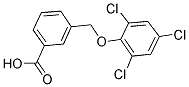 3-(2,4,6-TRICHLORO-PHENOXYMETHYL)-BENZOIC ACID Struktur