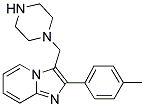 3-PIPERAZIN-1-YLMETHYL-2-P-TOLYL-IMIDAZO[1,2-A]-PYRIDINE Struktur