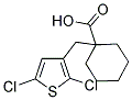 1-[(2,5-DICHLOROTHIEN-3-YL)METHYL]CYCLOHEXANECARBOXYLIC ACID Struktur