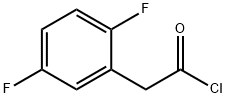 (2,5-DIFLUORO-PHENYL)-ACETYL CHLORIDE Struktur