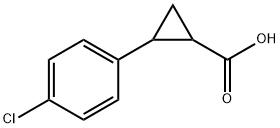 2-(4-CHLORO-PHENYL)-CYCLOPROPANECARBOXYLIC ACID Struktur