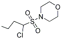 4-[(1-CHLOROBUTYL)SULFONYL]MORPHOLINE Struktur