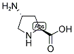 (2S,4R)-4-AMINO-PYRROLIDINE-2-CARBOXYLIC ACID Struktur