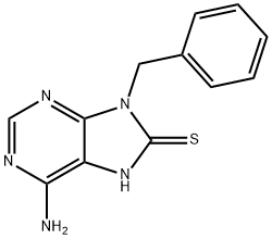 6-AMINO-9-BENZYL-9H-PURINE-8-THIOL Struktur