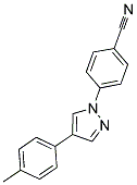 4-[4-(4-METHYLPHENYL)-1H-PYRAZOL-1-YL]BENZONITRILE Struktur