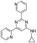 N-CYCLOPROPYL-6-PYRIDIN-2-YL-2-PYRIDIN-3-YLPYRIMIDIN-4-AMINE Struktur