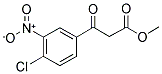 3-(4-CHLORO-3-NITRO-PHENYL)-3-OXO-PROPIONIC ACID METHYL ESTER Struktur