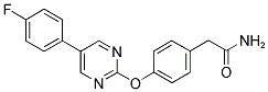 2-(4-([5-(4-FLUOROPHENYL)PYRIMIDIN-2-YL]OXY)PHENYL)ACETAMIDE Struktur