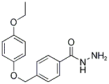 4-(4-ETHOXY-PHENOXYMETHYL)-BENZOIC ACID HYDRAZIDE Struktur