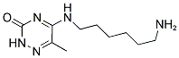 5-(6-AMINO-HEXYLAMINO)-6-METHYL-2H-[1,2,4]TRIAZIN-3-ONE Struktur