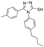 4-(4-BUTYL-PHENYL)-5-P-TOLYL-4H-[1,2,4]TRIAZOLE-3-THIOL Struktur