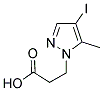 3-(4-IODO-5-METHYL-PYRAZOL-1-YL)-PROPIONIC ACID Struktur