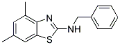 BENZYL-(4,6-DIMETHYL-BENZOTHIAZOL-2-YL)-AMINE Struktur