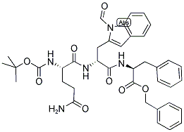 BOC-GLN-D-TRP(FOR)-PHE-OBZL Struktur