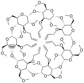 HEPTAKIS(3-O-ALLYL-2,6-DI-O-METHYL)-BETA-CYCLODEXTRIN Struktur