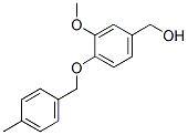 (3-METHOXY-4-[(4-METHYLBENZYL)OXY]PHENYL)METHANOL Struktur