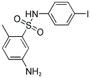 5-AMINO-N-(4-IODO-PHENYL)-2-METHYL-BENZENESULFONAMIDE Struktur