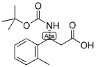 BOC-(R)-3-AMINO-3-(2-METHYL-PHENYL)-PROPIONIC ACID Struktur