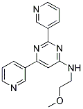 N-(2-METHOXYETHYL)-2,6-DIPYRIDIN-3-YLPYRIMIDIN-4-AMINE Struktur