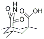 1,5,7-TRIMETHYL-2,4-DIOXO-3-AZABICYCLO[3.3.1]NONANE-7-CARBOXYLIC ACID Struktur