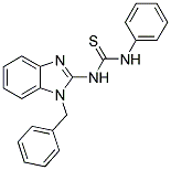 1-(1-BENZYL-1H-BENZOIMIDAZOL-2-YL)-3-PHENYL-THIOUREA Struktur