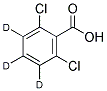 2,6-DICHLOROBENZOIC-3,4,5-D3 ACID Struktur